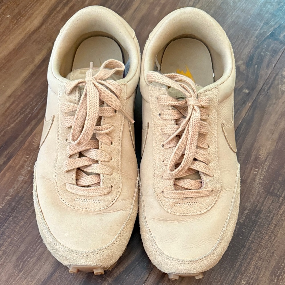 Nike Tan Sneakers Suede Mesh Retro - Picture 2 of 5